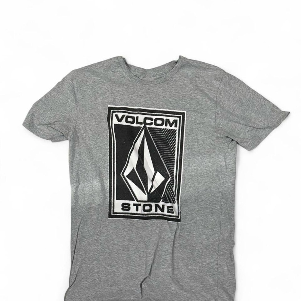 Volcom Heather Gray Logo Tee